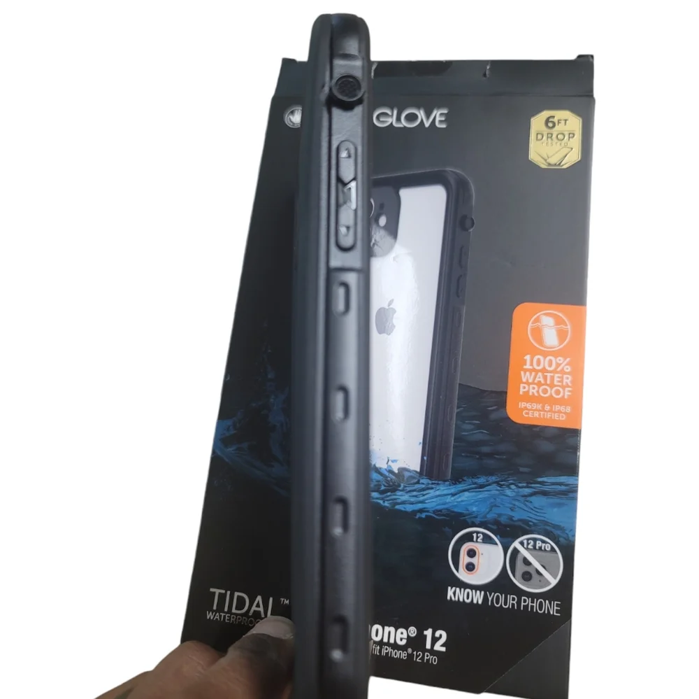 Body Glove Tidal Waterproof Case 6 ft Drop Tested For iPhone 12 - Open Box